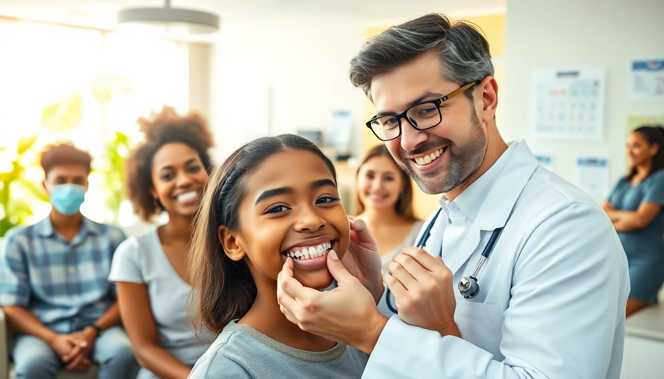 Transform smiles with braces Myrtle Beach at a professional orthodontist clinic with diverse patients.