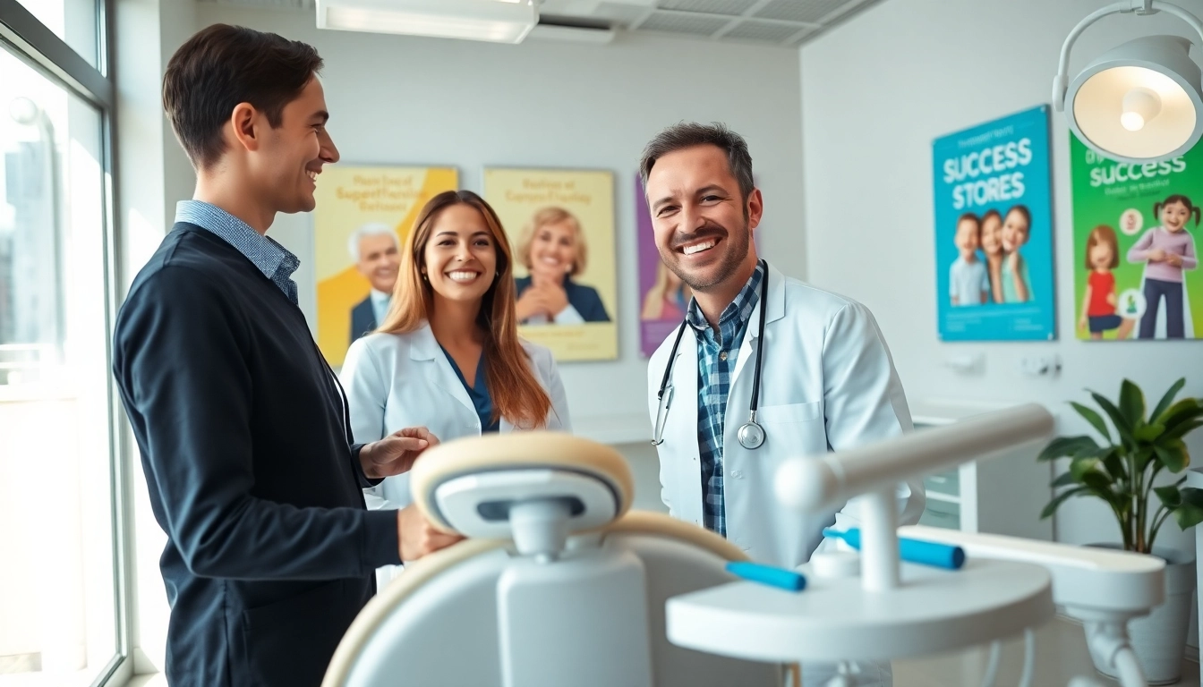 Orthodontist Myrtle Beach consulting with a patient in a friendly clinic environment.